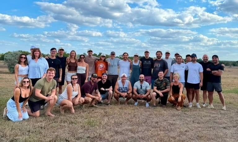 Group photo from the Alluviance Alignment Immersion in Austin