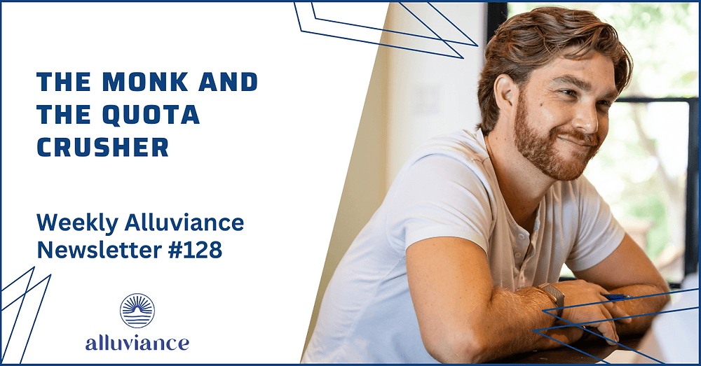 Weekly Alluviance #128: The Monk and the Quota Crusher